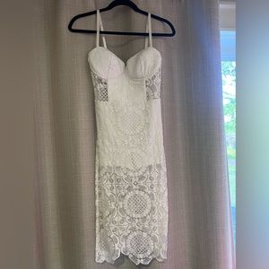 Bebe lace cocktail dress